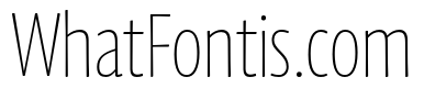 Chidori Condensed ExtraLight
