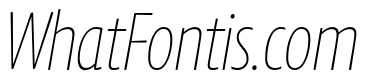 Chidori Condensed ExtraLight Italic