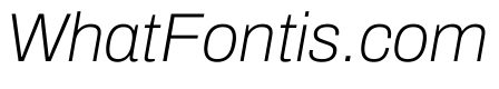 Archivo Thin Italic