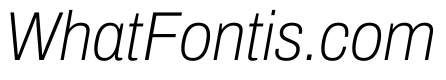 Archivo SemiCondensed Thin Italic