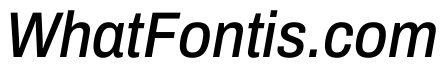Archivo SemiCondensed Medium Italic