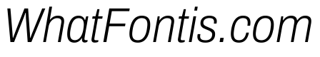 Archivo SemiCondensed ExtraLight Italic