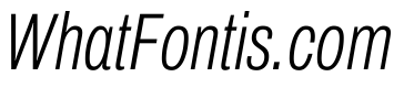 Archivo ExtraCondensed ExtraLight Italic