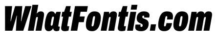 Archivo ExtraCondensed Black Italic