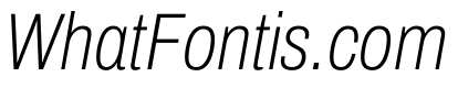 Archivo Condensed Thin Italic