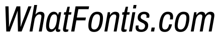 Archivo Condensed Italic