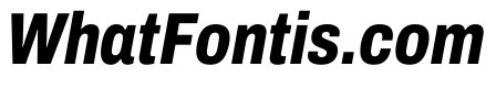 Archivo Condensed ExtraBold Italic