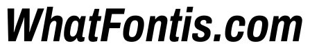 Archivo Condensed Bold Italic