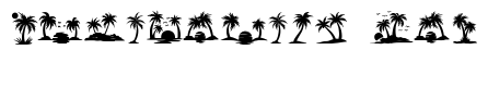Summer Palm Tree Set