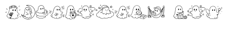 Cozy Ghost Doodles