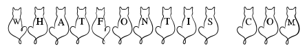 Cat Love Line Art