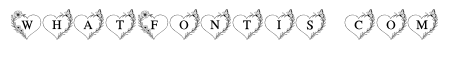Blooming Heart Initials