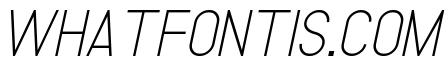 METRO POLICE LIGHT ITALIC Italic