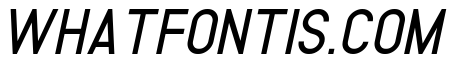METRO POLICE REGULAR ITALIC Italic