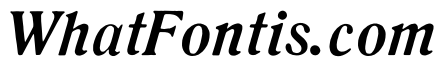 Romaansch Bold Italic
