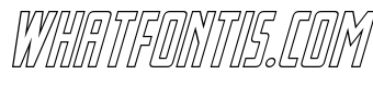 Thunder Nova Outline Italic
