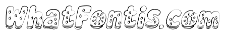 Watermelon Splash Outline Slant