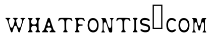 Typewriter Rustic Regular