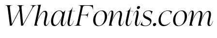 Tuscany Shade Light Italic