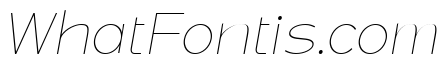 True Ethic Extra Light Italic
