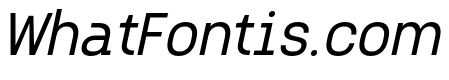 Spacilo Mono Italic