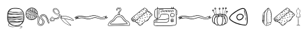 Sewing Tools Doodle Set