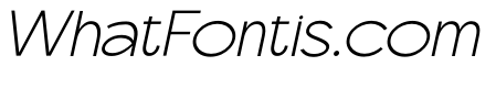 Scramble ExtraLight Italic