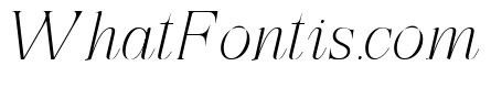 Refhiza Italic Thin