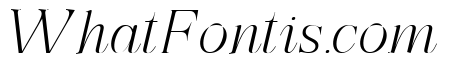 Refhiza Italic Extra Light