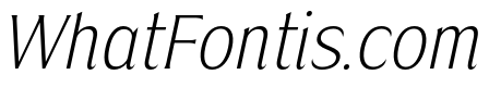 Nunda Dela ExtraLight Italic