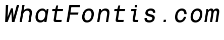 GC Monoglitch Italic