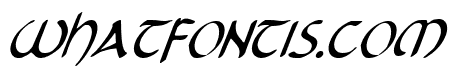 Tristram Condensed Italic