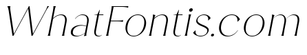 Luna Rossa Extra Light Italic