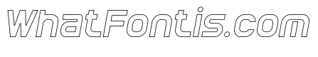 Knockout Line Italic