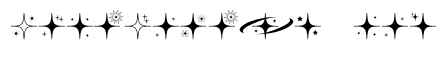 Glitter Sparkle Stars