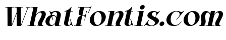 Glamour Avegato Bold Italic