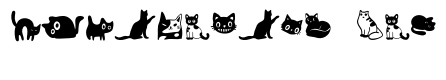 Funny cat doodle