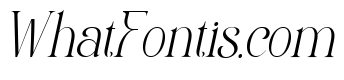 Clustery Royals Italic