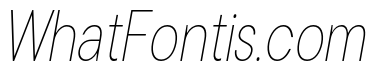 Cavren Condensed Thin Slanted
