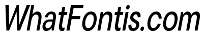 Cavren Condensed Medium Slanted