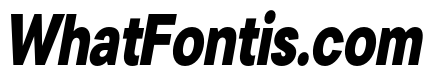 Cavren Condensed Black Slanted