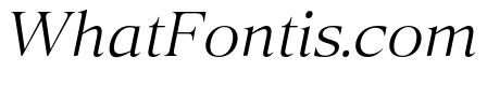 Canto Extra Light Italic