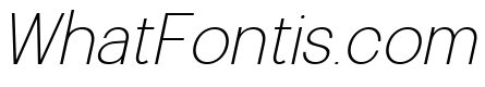 Calven Thin Italic