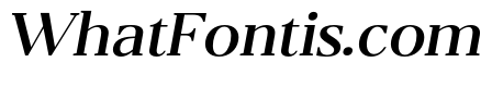 Belvoria Serif Slanted