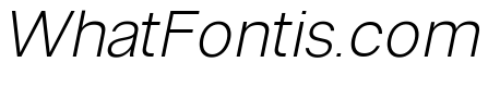 Ventaro Extra Light Italic