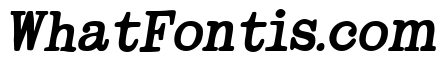 Therry Woggens Bold Oblique