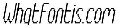 Tally Pixel Thin Italic
