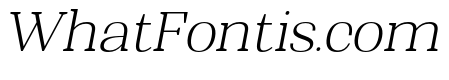 Shapfly Extra Light Italic