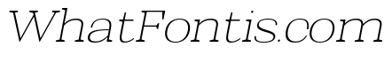 Shapfly Expanded Thin Italic