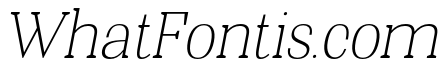 Shapfly Condensed Thin Italic